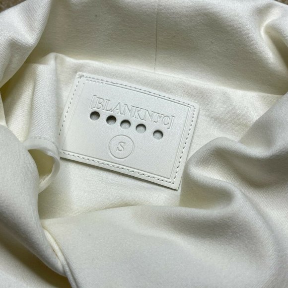 Blank NYC Jacket Small Womens Casual Zipper Moto White Ladies Casual New Classic - Picture 4 of 11